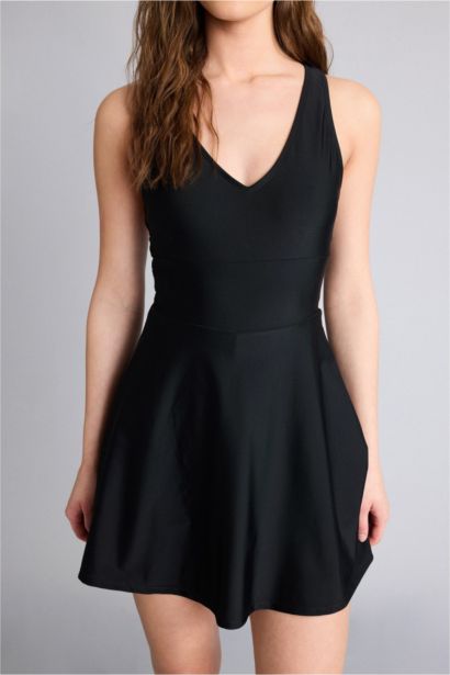 DeFactoFit Short Skirted Sports Swimsuit