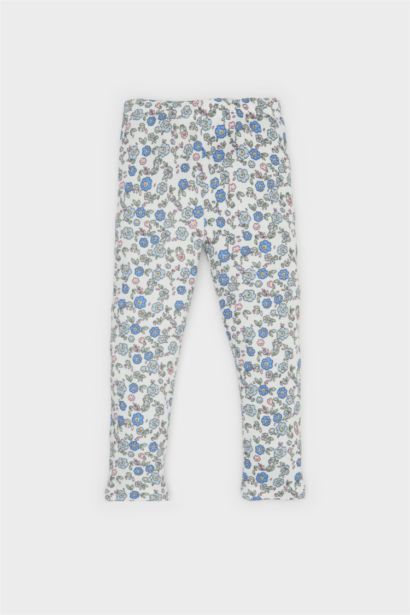 Ensemble de sweat et legging fleuris pour bébé fille