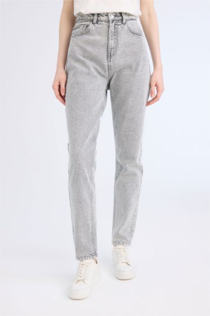 Jean Lina mom fit taille haute longueur cheville