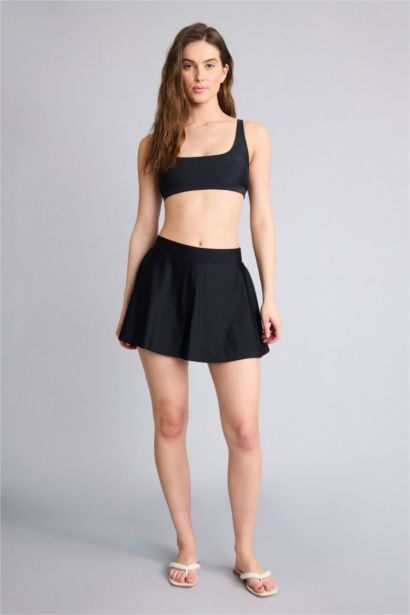 DeFactoFit Standard Fit Short Swim Skirt
