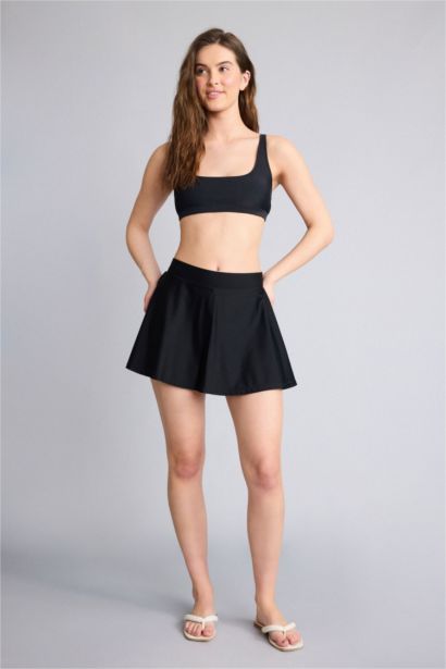 DeFactoFit Standard Fit Short Swim Skirt
