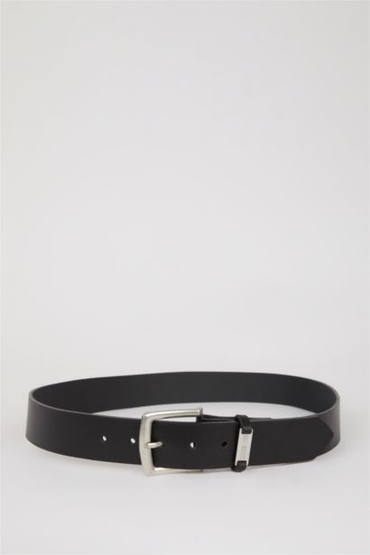 Man Leather Casual Belt