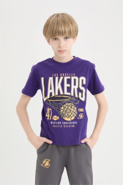 T-shirt NBA Los Angeles Lakers à manches courtes pour garçon