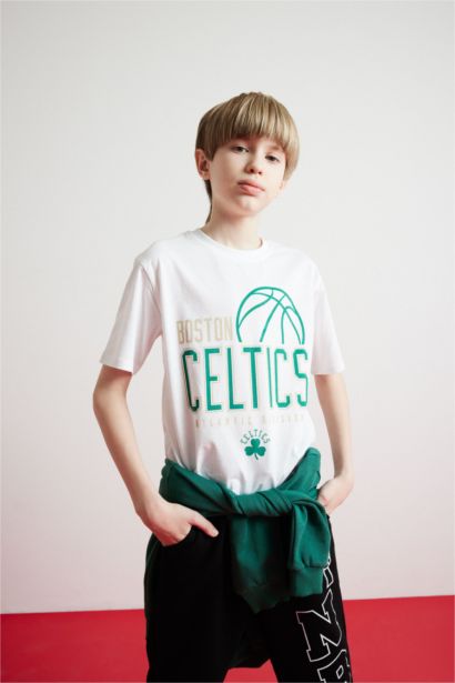 T-shirt NBA Boston Celtics à col rond et manches courtes pour garçon