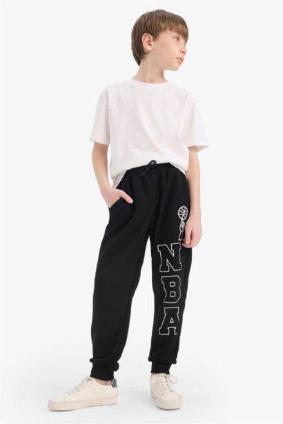 Boy NBA Wordmark Elastic Waist Sweatpants