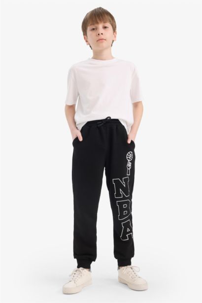 Boy NBA Wordmark Elastic Waist Sweatpants