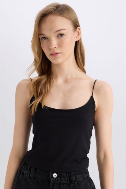 Slim Fit Crew Neck Tank Top
