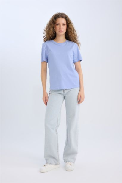 Regular Fit Crew Neck Basic T-Shirt