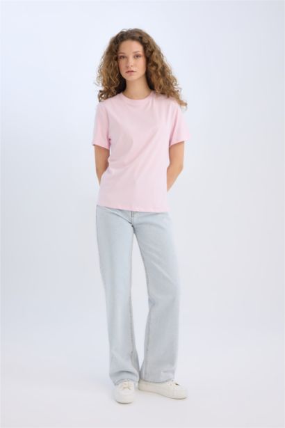 Regular Fit Crew Neck Short Sleeve T-Shirt