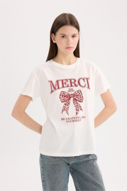 تيشيرت نص ردن قصة عادية بياخة مستديرة