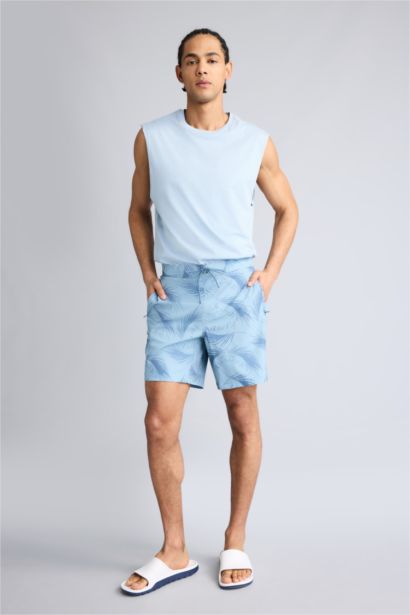 شورت بحر قصة عادية ستريج من DeFactoFit