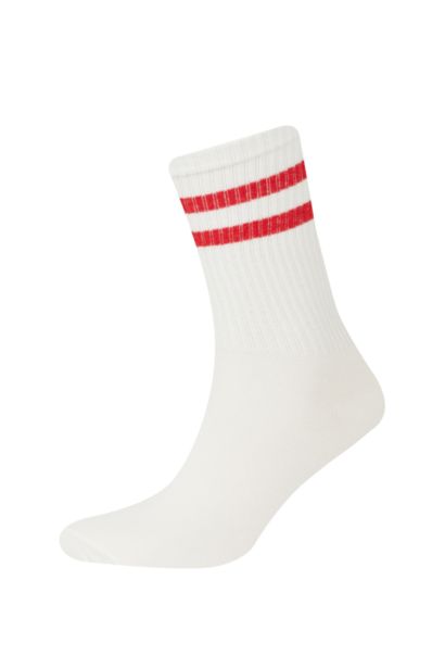 جوارب طويلة قطن ولادي - 3 قطع