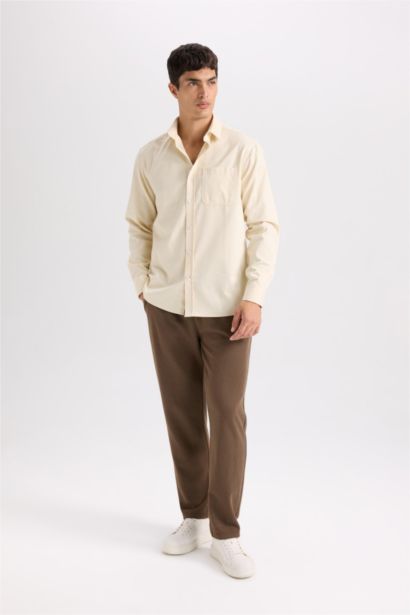 Regular Fit Regular Hem Pocket Detailed Trousers