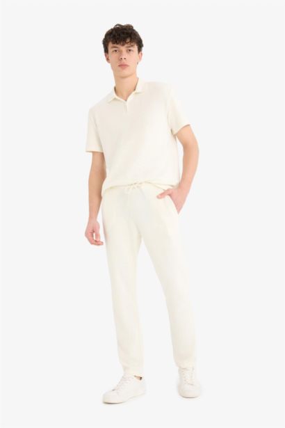 بنطلون بجامة رياضي قصة عادية بجيب