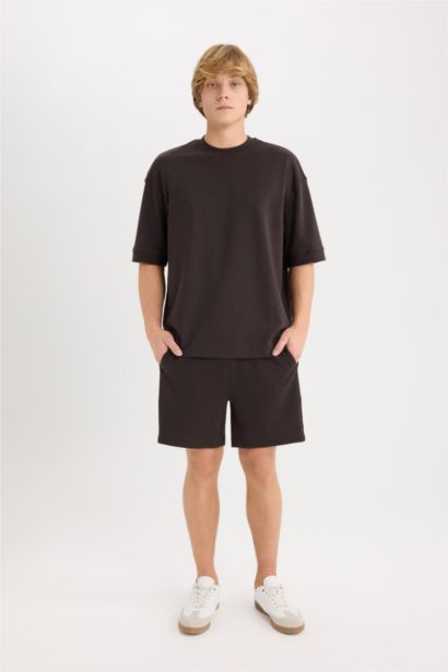 شورت قصة عادية بجيب