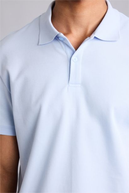 Slim Fit Kısa Kollu Polo Tişört
