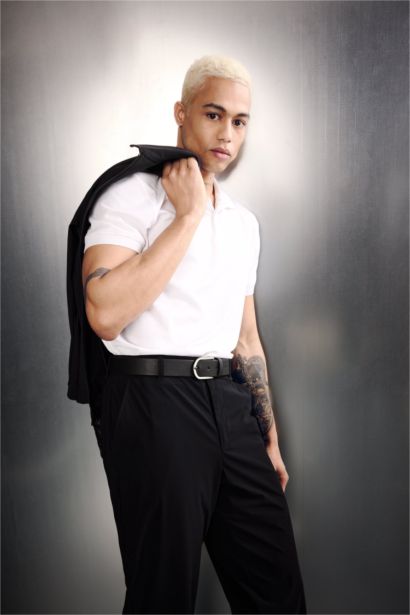 تيشيرت بولو بيكة سليم فيت بياقة بولو