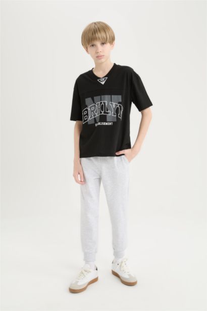 Boy Printed T-Shirt Sweatpants 2 Piece Set