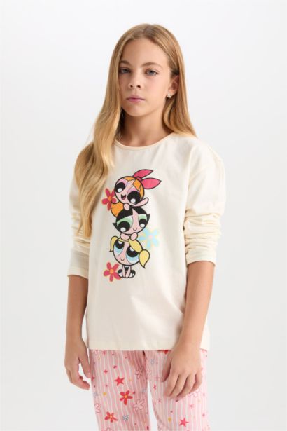 Ensemble Pyjama Powerpuff Girls en tricot à coupe régulière