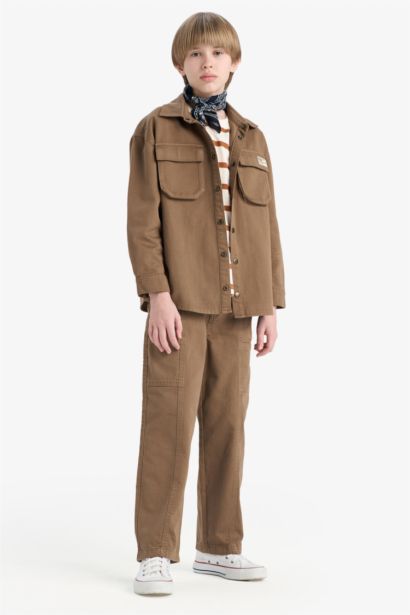 %100 Pamuklu Loose Fit Pantolon Erkek Çocuk