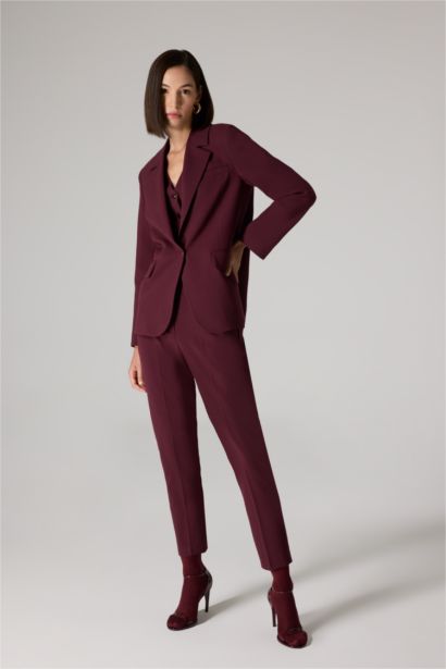 Sorbe x DeFacto Regular Fit Ceket Yaka Düğmeli Blazer Ceket