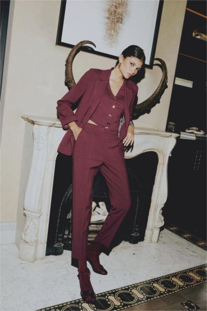 Sorbe x DeFacto Regular Waist Straight Leg Carrot Fit Pants