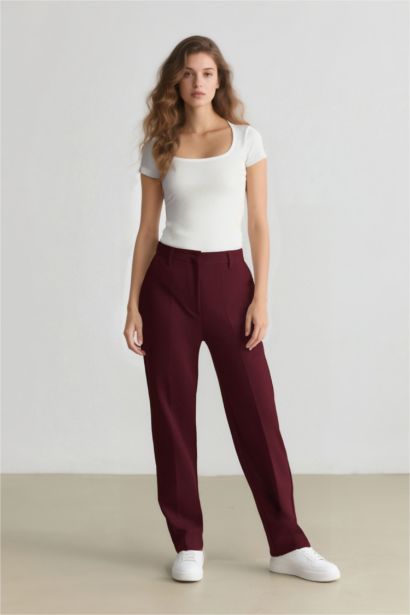 Sorbe x DeFacto Carrot Fit Pantolon Havuç Kesim Normal Bel Düz Paça Cepli