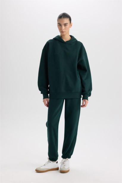 Standart Boy Jogger Kalın Eşofman Altı Basıc Beli Paçası Lastikli Cepli