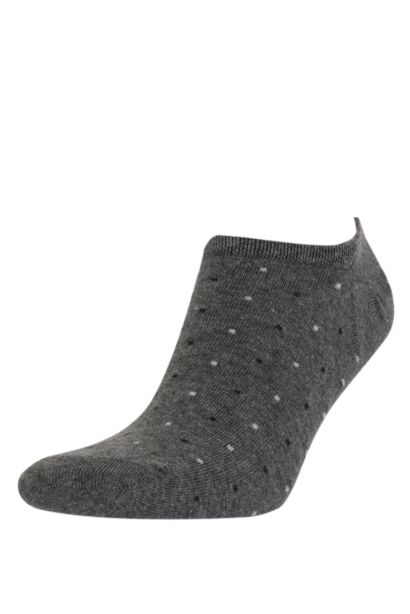 Erkek 3'lü Pamuklu Sneaker Çorap