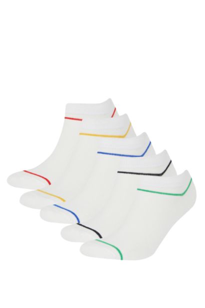 جوارب قصيرة قطن ولادي - 5 قطع