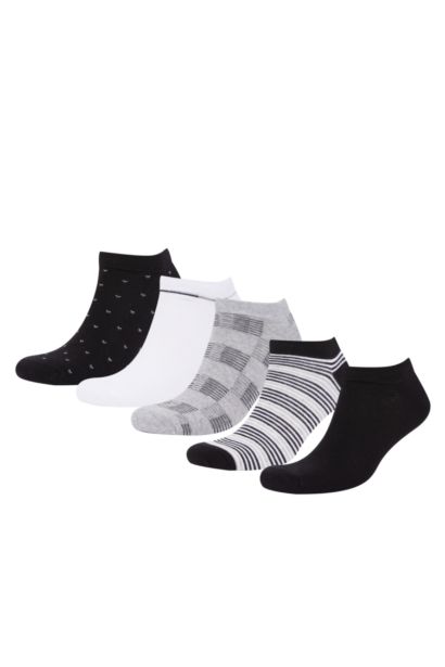 Boy 5 Piece Cotton Ankle Socks