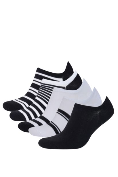 جوارب قصيرة سنيكيرز للرجال من قطن - 5 قطع