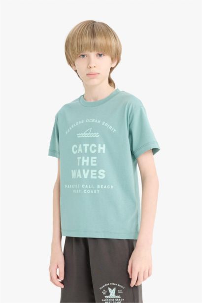 Ensemble Pyjama T-shirt et Short taille élastique pour garçon