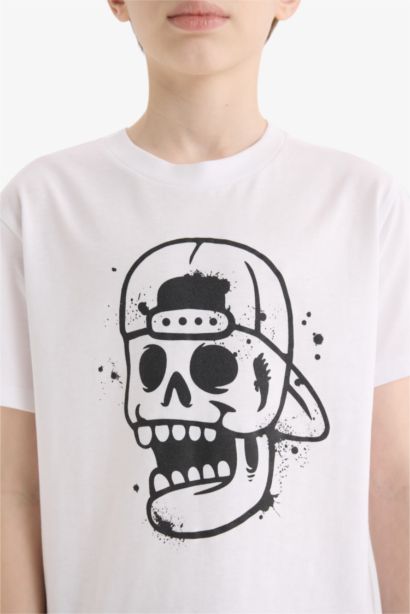 سيت بجامة ولادي قصة عادية شورت وتيشيرت - قطعتين