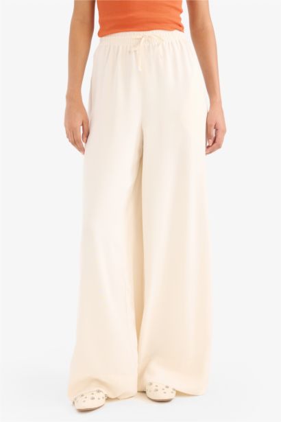 High Waist Wide Leg Trousers