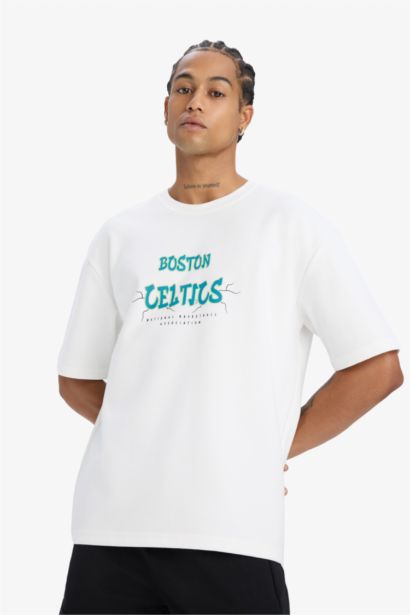 DeFactoFit NBA Boston Celtics Oversize Fit T-Shirt