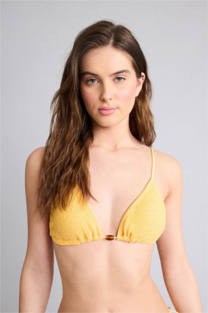 Fall in Love Regular Fit Crepe Bikini Top