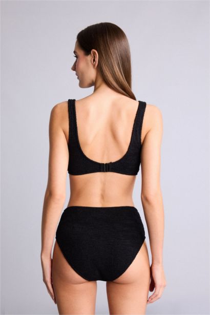 Regular Fıt Bürümcük Bikini Alt