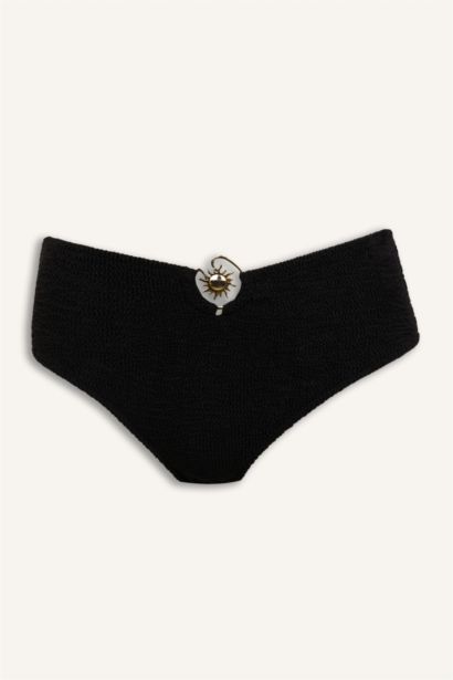 Regular Fıt Bürümcük Bikini Alt