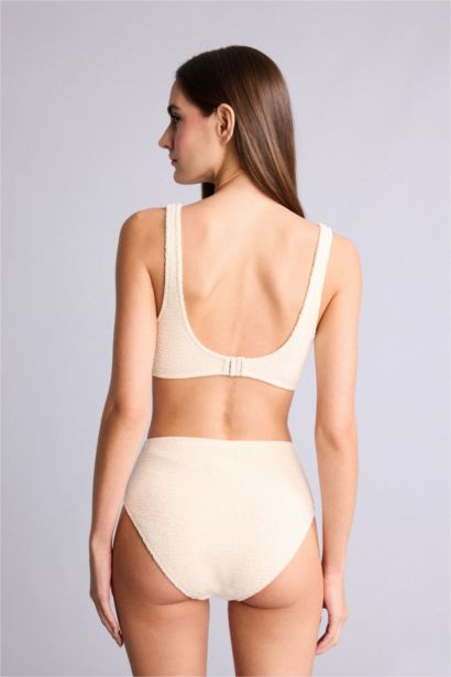 Regular Fıt Bürümcük Bikini Alt