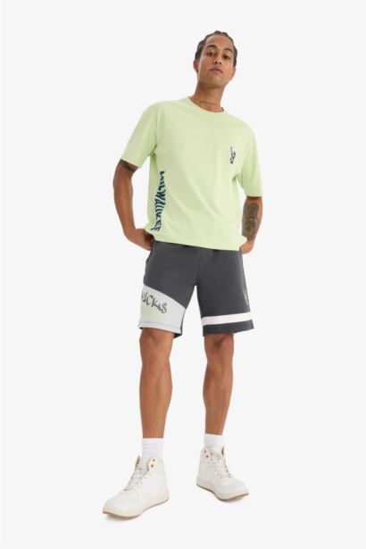 DeFactoFit NBA Milwaukee Bucks Standard Fit Shorts