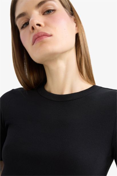 Slim Fit Camisole Short Sleeve T-Shirt