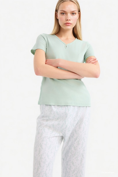 Ensemble Pyjama T-shirt et pantalon imprimé