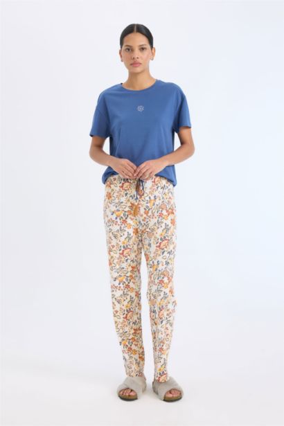 Ensemble Pyjama T-shirt et Pantalon fleuri - Fall in Love