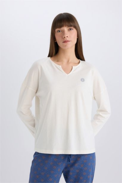 Ensemble Pyjama Top à manches longues et Pantalon de Fall in Love