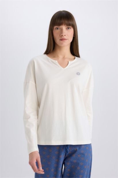 Ensemble Pyjama Top à manches longues et Pantalon de Fall in Love