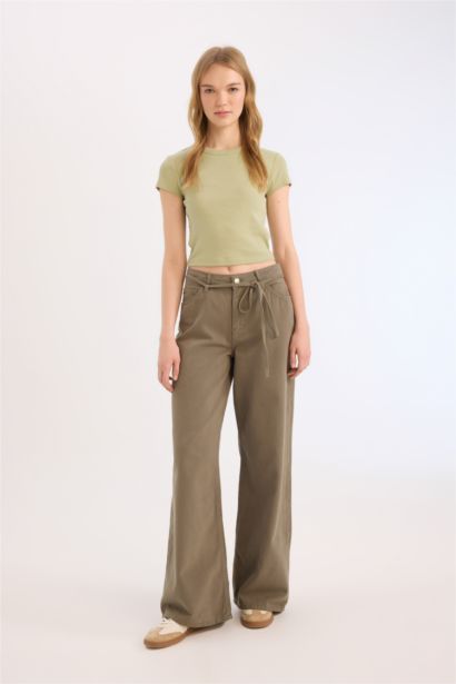 Slim Fit Camisole Short Sleeve T-Shirt