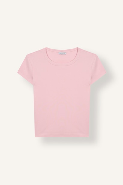 Slim Fit Ribana Short Sleeve T-Shirt