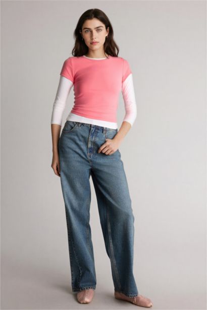 Kısa kollu Ribana Tişört