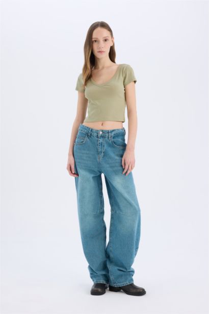 Slim Fit Camisole Short Sleeve T-Shirt